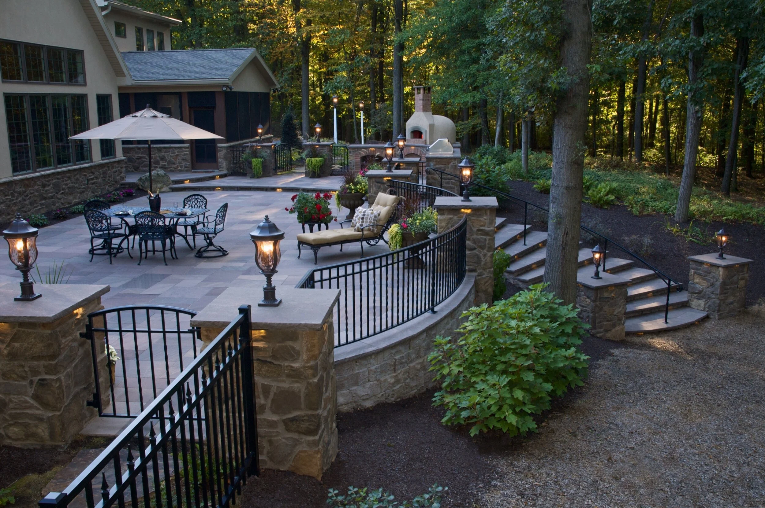 Professional retaining wall construction